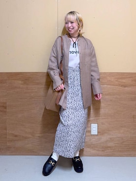 「アイテム（チョーカー）」を使った、Miyaさん（レディース・152cm・30代）の秋コーディネート