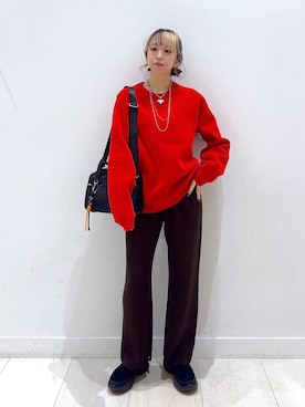 「アイテム（アクセサリー）」を使った、Miyaさん（レディース・152cm・30代）の秋コーディネート