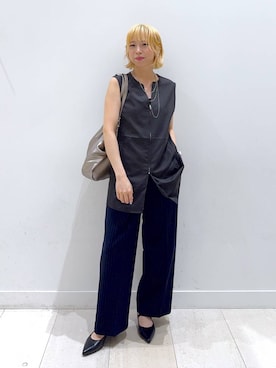 「アイテム（ネックレス）」を使った、Miyaさん（レディース・152cm・30代）の夏コーディネート