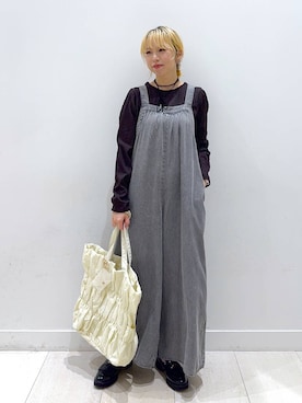「アイテム（チョーカー）」を使った、Miyaさん（レディース・152cm・30代）の秋コーディネート