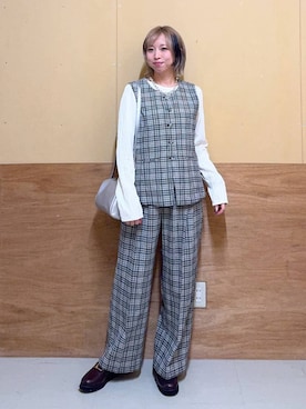 Miyaさん(レディース・152cm)の春コーディネート