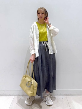 Miyaさん（レディース・152cm）の春コーディネート