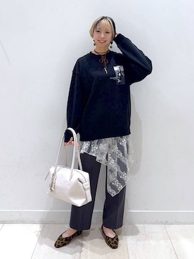 「アイテム（パンプス）」を使った、Miyaさん（レディース・152cm・30代）の冬コーディネート