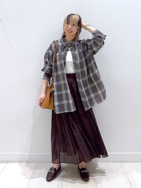 「骨格ウェーブ」｜Miyaさん（レディース・152cm・30代）の秋コーディネート