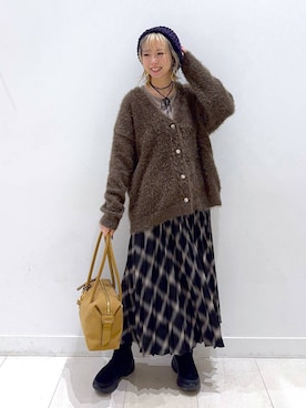 「アイテム（アクセサリー）」を使った、Miyaさん（レディース・152cm・30代）の秋コーディネート