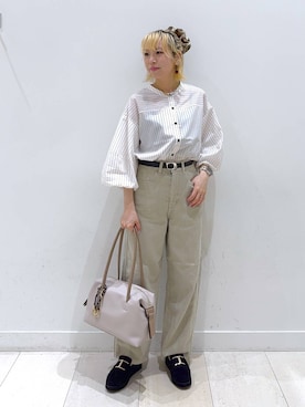 「アイテム（アクセサリー）」を使った、Miyaさん（レディース・152cm・30代）の秋コーディネート