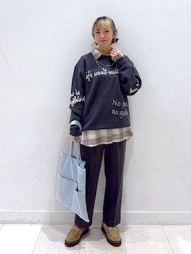 「アイテム（アクセサリー）」を使った、Miyaさん（レディース・152cm・30代）の秋コーディネート