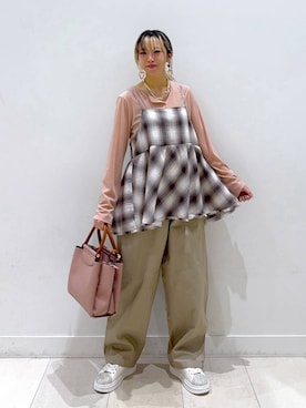 Miyaさん（レディース・152cm）の春コーディネート