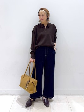 「アイテム（その他ヘアアクセサリー）」を使った、Miyaさん（レディース・152cm・30代）の秋コーディネート