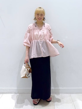 「アイテム（キャミソール）」を使った、Miyaさん（レディース・152cm・30代）の夏コーディネート