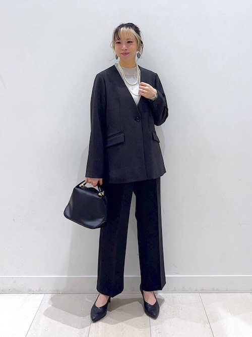 ウツクシルエットWクロスジャケット/603985（テーラードジャケット