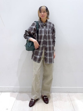 「アイテム（バックパック/リュック）」を使った、Miyaさん（レディース・152cm・30代）の秋コーディネート