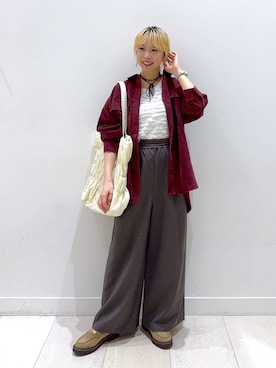 「アイテム（チョーカー）」を使った、Miyaさん（レディース・152cm・30代）の秋コーディネート