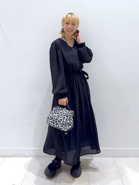 「アイテム（ブレスレット）」を使った、Miyaさん（レディース・152cm・30代）の秋コーディネート