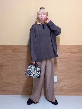 「アイテム（チョーカー）」を使った、Miyaさん（レディース・152cm・30代）の秋コーディネート