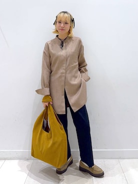 「アイテム（チョーカー）」を使った、Miyaさん（レディース・152cm・30代）の秋コーディネート
