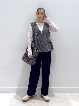 Miyaさん(レディース・152cm)の冬コーディネート