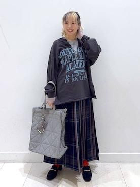 「アイテム（アクセサリー）」を使った、Miyaさん（レディース・152cm・30代）の秋コーディネート