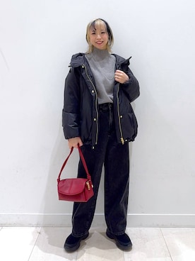 「アイテム（ニット/セーター）」を使った、Miyaさん（レディース・152cm・30代）の秋コーディネート