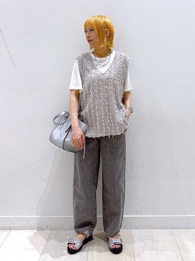 「アイテム（パンツ）」を使った、Miyaさん（レディース・152cm・30代）の夏コーディネート