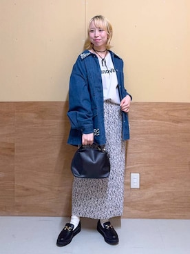 「アイテム（チョーカー）」を使った、Miyaさん（レディース・152cm・30代）の秋コーディネート