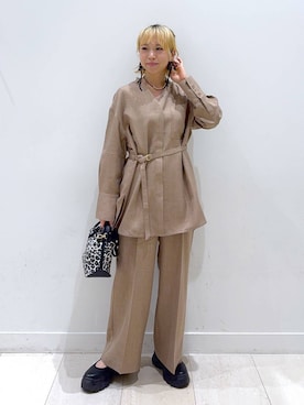 「アイテム（ブレスレット）」を使った、Miyaさん（レディース・152cm・30代）の秋コーディネート
