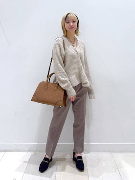 「アイテム（ショルダーバッグ）」を使った、Miyaさん（レディース・152cm・30代）の秋コーディネート