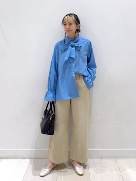 「GLOBAL WORK（グローバルワーク）のアイテム（デニムパンツ）」を使った、Miyaさん（レディース・152cm）の冬コーディネート