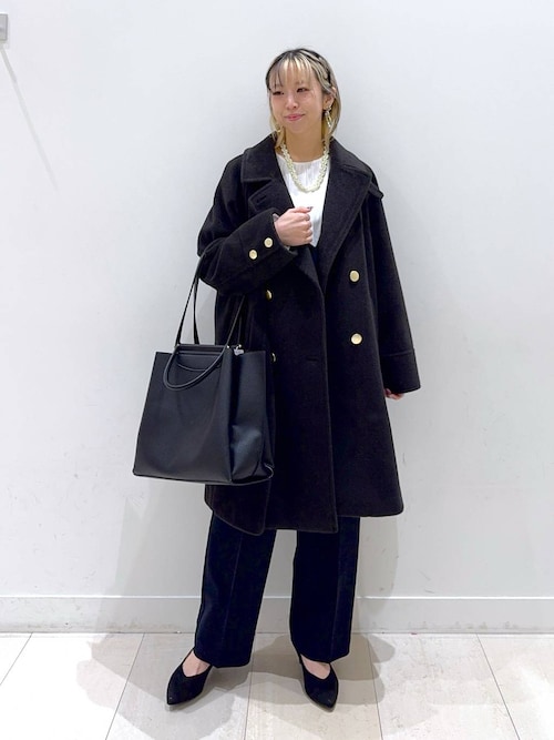 セール】軽やかストレッチ襟2WAYコート/499666（チェスターコート