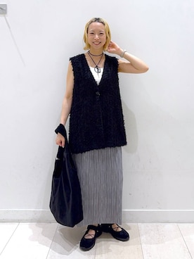 「アイテム（チョーカー）」を使った、Miyaさん（レディース・152cm・30代）の夏コーディネート