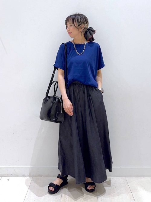 KBF - ☆新品☆ 今季 KBF ウエストギャザードルマンプルオーバー フローズンドルマンプルオーバー/451572（Tシャツ/カットソー