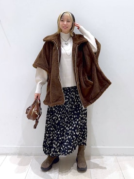 「アイテム（アクセサリー）」を使った、Miyaさん（レディース・152cm・30代）の秋コーディネート