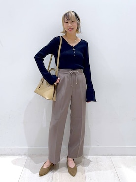 「骨格ウェーブ」｜Miyaさん（レディース・152cm・30代）の秋コーディネート
