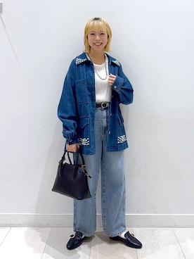 「アイテム（ブレスレット）」を使った、Miyaさん（レディース・152cm・30代）の秋コーディネート