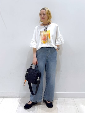 「アイテム（チョーカー）」を使った、Miyaさん（レディース・152cm・30代）の夏コーディネート