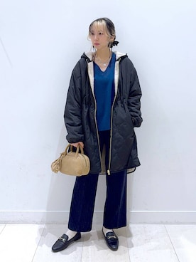 「アイテム（アクセサリー）」を使った、Miyaさん（レディース・152cm・30代）の秋コーディネート