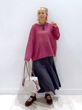 「アイテム（チョーカー）」を使った、Miyaさん（レディース・152cm・30代）の秋コーディネート