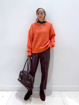 「アイテム（帽子）」を使った、Miyaさん（レディース・152cm・30代）の冬コーディネート