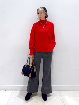 「アイテム（ブーツ）」を使った、Miyaさん（レディース・152cm・30代）の冬コーディネート