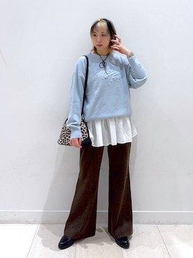 「アイテム（チョーカー）」を使った、Miyaさん（レディース・152cm・30代）の秋コーディネート