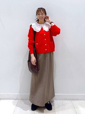「GLOBAL WORK（グローバルワーク）のアイテム（トップス）」を使った、Miyaさん（レディース・152cm）の秋コーディネート