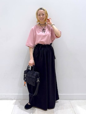 「アイテム（チョーカー）」を使った、Miyaさん（レディース・152cm・30代）の夏コーディネート