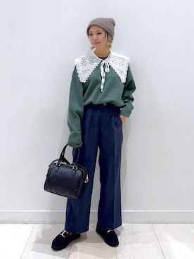 「アイテム（その他）」を使った、Miyaさん（レディース・152cm・30代）の秋コーディネート