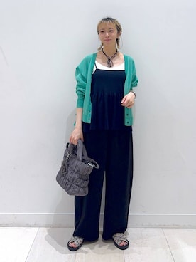 「GLOBAL WORK（グローバルワーク）のアイテム（アクセサリー）」を使った、Miyaさん（レディース・152cm）の夏コーディネート