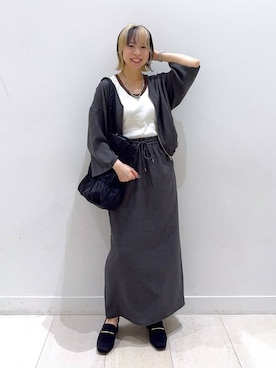 「骨格ウェーブ」｜Miyaさん（レディース・152cm・30代）の秋コーディネート