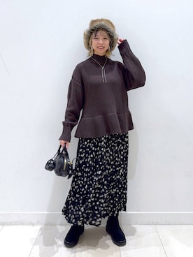 Miyaさん（レディース・152cm）の冬コーディネート