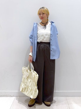 「アイテム（チョーカー）」を使った、Miyaさん（レディース・152cm・30代）の秋コーディネート
