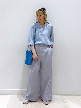 「GLOBAL WORK（グローバルワーク）のアイテム（アクセサリー）」を使った、Miyaさん（レディース・152cm）の夏コーディネート