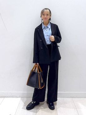 「アイテム（テーラードジャケット）」を使った、Miyaさん（レディース・152cm・30代）の秋コーディネート