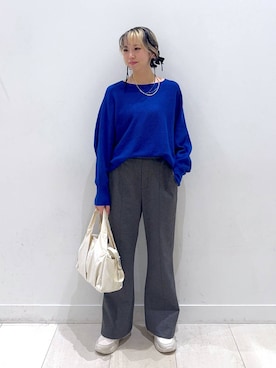 「アイテム（アクセサリー）」を使った、Miyaさん（レディース・152cm・30代）の秋コーディネート